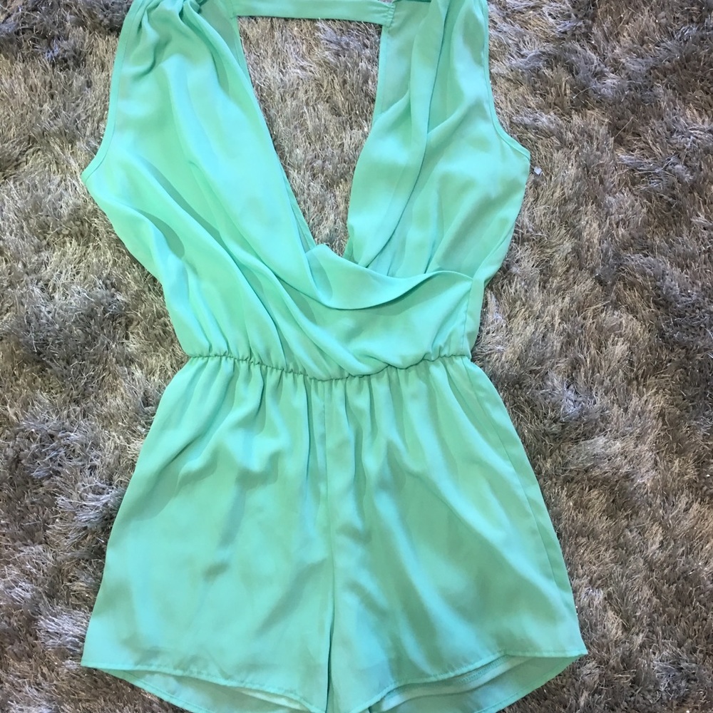 Turquoise romper
